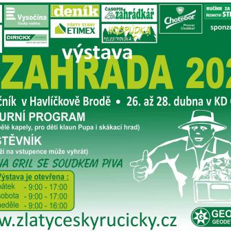 Výstava ZAHRADA 2024 v Havlíčkově Brodě